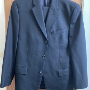Calvin Klein Wool Navy Suit